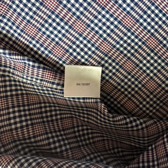 Esquire Men’s Performance Slim Fit Plaid Dress Shirt - Picture 6 of 12